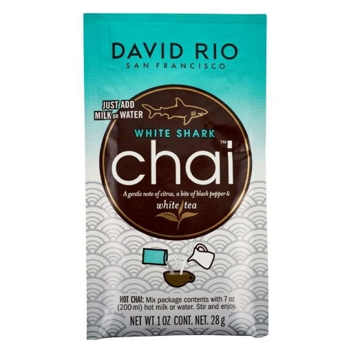 David Rio Chai Latte Tee White Shark im Portionsbeutel ~ 28 g