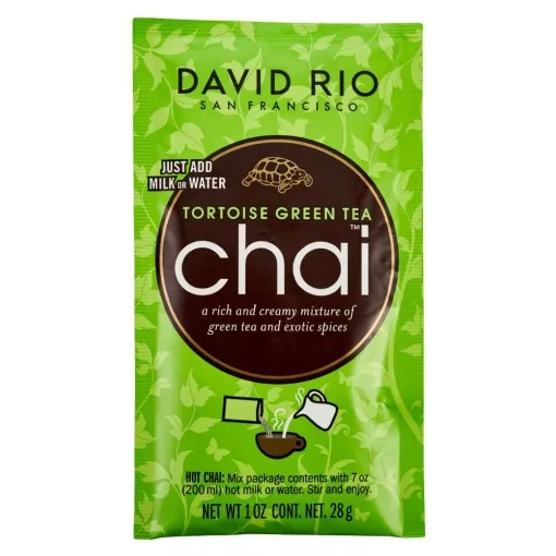 David Rio Chai Latte Tee Tortoise Green Tea im Portionsbeutel ~ 28g