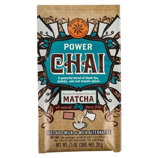 David Rio Chai Latte Tee Power Chai All Natural im Portionsbeutel ~ 20 g