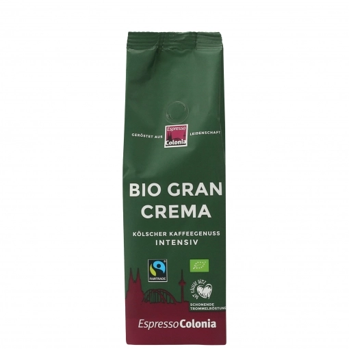 Espresso Colonia - Bio & Fairtrade Gran Crema ganze Bohne 250g