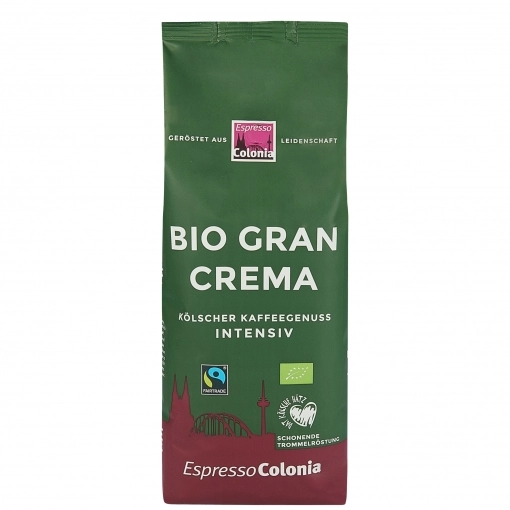 Espresso Colonia - Bio & Fairtrade Gran Crema ganze Bohne 1kg