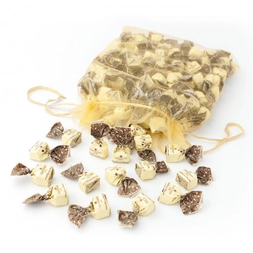 Antica Torroneria Gustone Schokoladentrüffel Geschenkset Tartufini dolci nero (dunkel) a 7g ~ 1kg