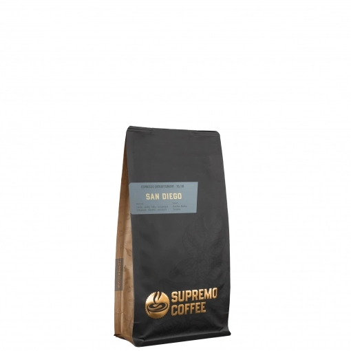 Supremo entkoffeinierter Espresso San Diego ganze Bohne ~ 250g