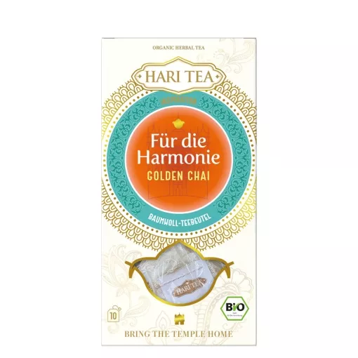Hari Bio Tee Für die Harmonie - Golden Chai ~ 10 Teebeutel a 2g