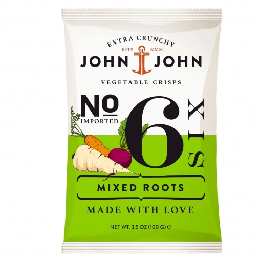 John & John Premium Chips No 6 Mixed Roots ~ 100 g