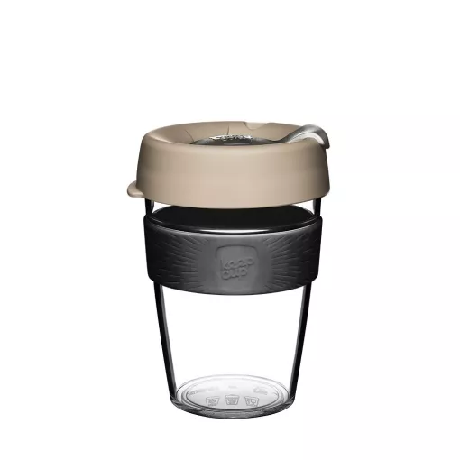 KeepCup Coffee To Go Durchsichtiger Mehrwegbecher Milk - 340ml