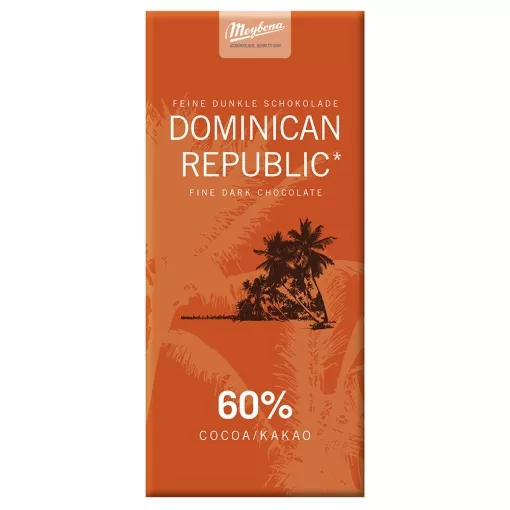 Meybona Ursprungs-Zartbitterschokolade Dominican Republic 60% ~ 100g