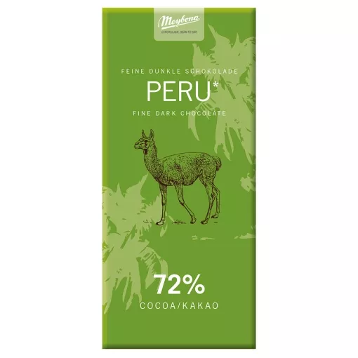 Meybona Ursprungs-Zartbitterschokolade Peru 72% ~ 100g