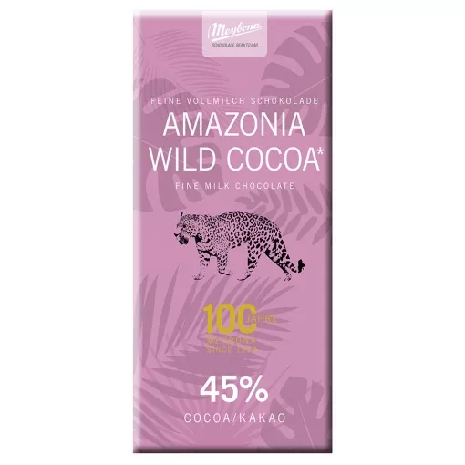 Meybona Ursprungs-Vollmilchschokolade Amazonia wild cocoa 45% ~ 100g