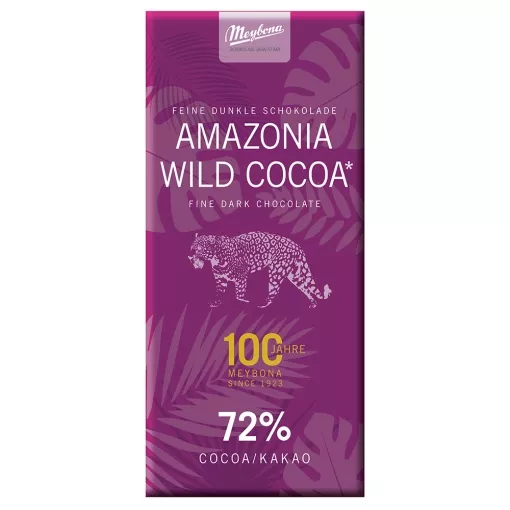 Meybona Ursprungs-Zartbitterschokolade Amazonia wild cocoa 72% ~ 100g