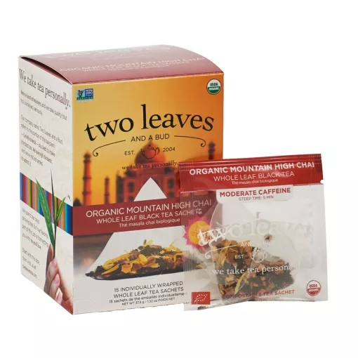 two leaves and a bud Mountain High Chai Schwarztee ~ 15 Teebeutel a 2,5g