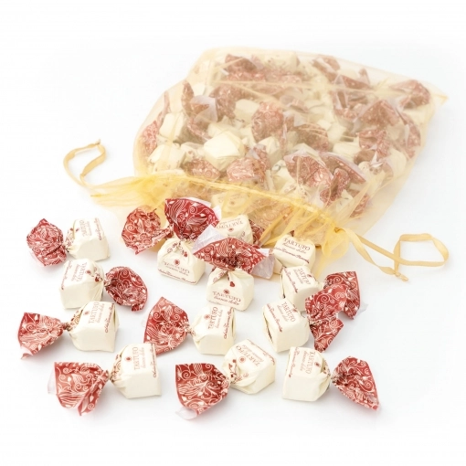 Antica Torroneria Gustone Schokoladentrüffel Geschenkset Tartufi dolci bianco (weiß) a 14g ~ 1kg